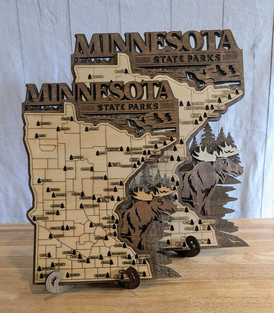 MN State Park Map - Moose