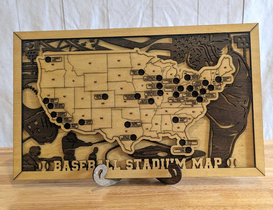 Baseball Stadium Map