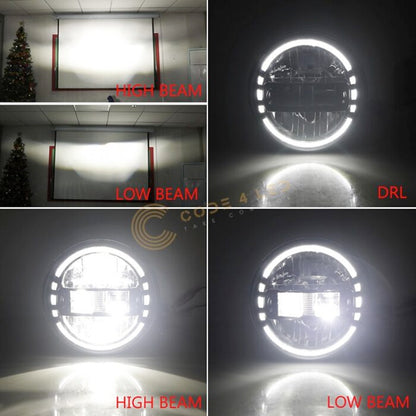 Code 4 Led 7 Inch Round Kong Headlight