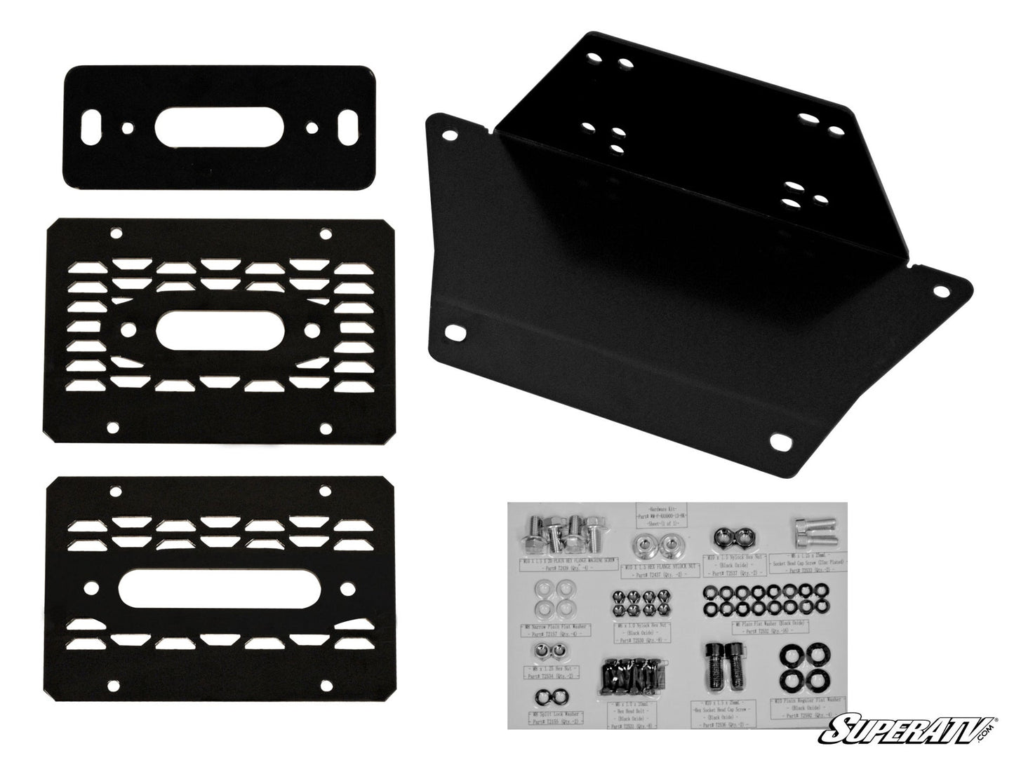 Ranger XP Kinetic Winch Mounting Plate