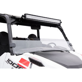 Tusk Removable Half Windshield Clear - Scratch Resistant